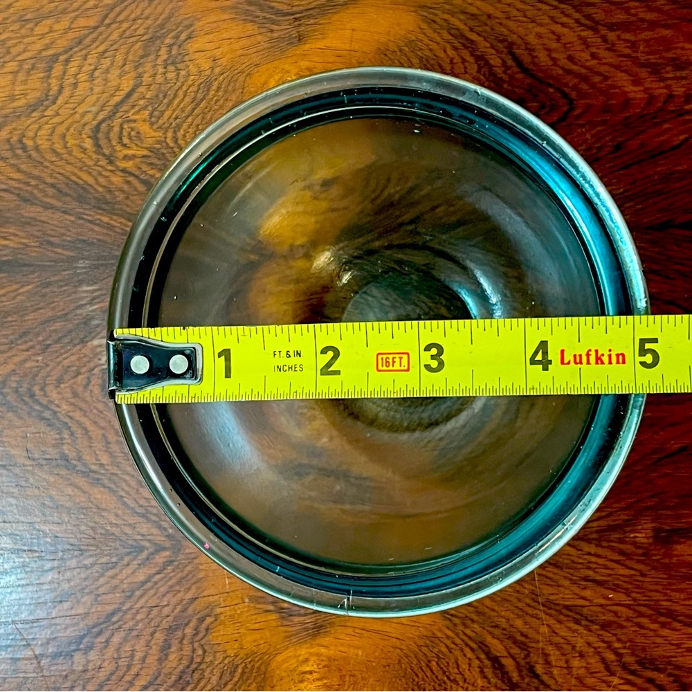 Thick Vintage Glass Bowl - Picture 3 of 6